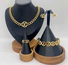 Stainless steel jewelry necklace bracelet ring Earrings Wholesale