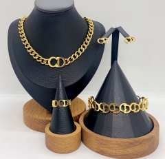 Stainless steel jewelry necklace bracelet ring Earrings Wholesale