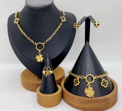 Stainless steel jewelry necklace bracelet ring Earrings Wholesale