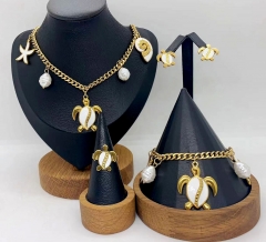 Stainless steel jewelry necklace bracelet ring Earrings Wholesale