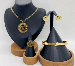 Stainless steel jewelry necklace bracelet ring Earrings Wholesale