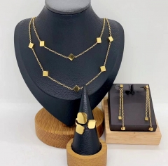 Stainless steel jewelry necklace ring Earrings Wholesale