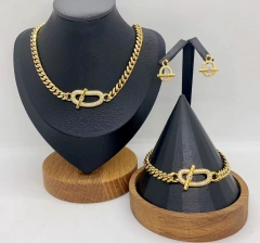 Stainless steel jewelry necklace ring Earrings Wholesale