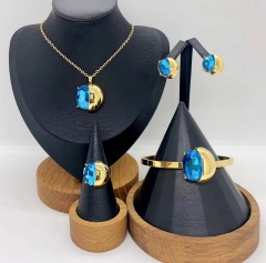 Stainless steel jewelry necklace bracelet ring Earrings Wholesale
