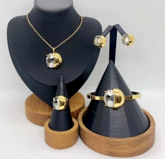 Stainless steel jewelry necklace bracelet ring Earrings Wholesale