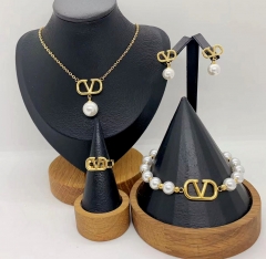 Stainless steel jewelry necklace bracelet ring Earrings Wholesale