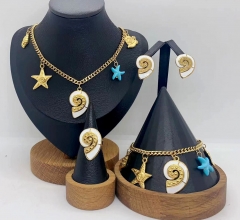 Stainless steel jewelry necklace bracelet ring Earrings Wholesale