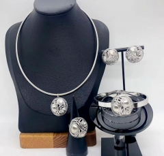 Stainless steel jewelry necklace bracelet ring Earrings Wholesale