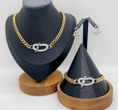 Stainless steel jewelry necklace ring Earrings Wholesale