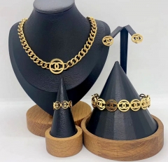 Stainless steel jewelry necklace bracelet ring Earrings Wholesale