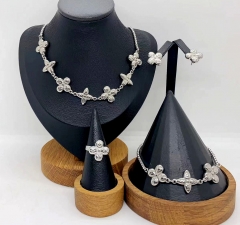 Stainless steel jewelry necklace bracelet ring Earrings Wholesale