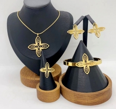 Stainless steel jewelry necklace bracelet ring Earrings Wholesale