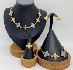 Stainless steel jewelry necklace bracelet ring Earrings Wholesale