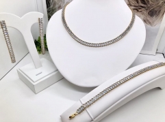 Stainless steel jewelry necklace bangle Earrings Wholesale