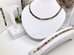 Stainless steel jewelry necklace bangle Earrings Wholesale