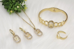 Stainless steel jewelry necklace bangle ring Earrings Wholesale