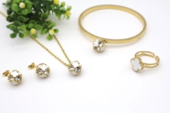 Stainless steel jewelry necklace bangle ring Earrings Wholesale