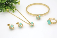 Stainless steel jewelry necklace bangle ring Earrings Wholesale