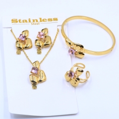 Stainless steel jewelry necklace bangle ring Earrings Wholesale