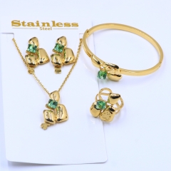 Stainless steel jewelry necklace bangle ring Earrings Wholesale