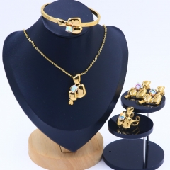 Stainless steel jewelry necklace bangle ring Earrings Wholesale