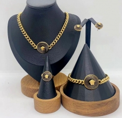 Stainless steel jewelry necklace bangle ring Earrings Wholesale