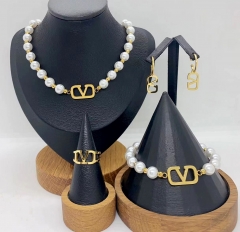 Stainless steel jewelry necklace bangle ring Earrings Wholesale