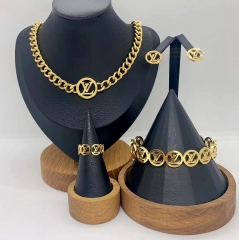 Stainless steel jewelry necklace bangle ring Earrings Wholesale