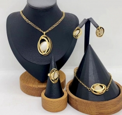 Stainless steel jewelry necklace bangle ring Earrings Wholesale