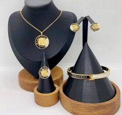 Stainless steel jewelry necklace bangle ring Earrings Wholesale