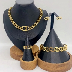 Stainless steel jewelry necklace bangle ring Earrings Wholesale