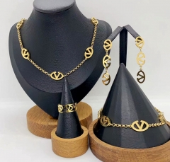 Stainless steel jewelry necklace bangle ring Earrings Wholesale