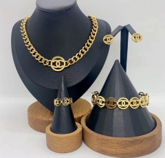 Stainless steel jewelry necklace bangle ring Earrings Wholesale