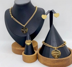 Stainless steel jewelry necklace bangle ring Earrings Wholesale