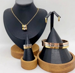 Stainless steel jewelry necklace bangle ring Earrings Wholesale