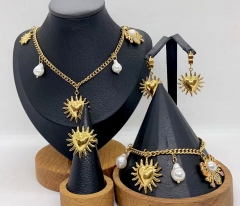 Stainless steel jewelry necklace bangle ring Earrings Wholesale