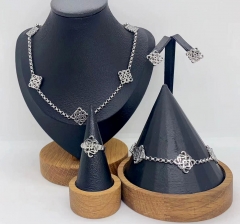 Stainless steel jewelry necklace bangle ring Earrings Wholesale