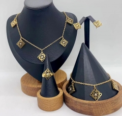 Stainless steel jewelry necklace bangle ring Earrings Wholesale