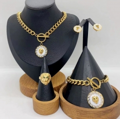 Stainless steel jewelry necklace bangle ring Earrings Wholesale