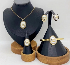 Stainless steel jewelry necklace bangle ring Earrings Wholesale