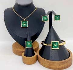 Stainless steel jewelry necklace bangle ring Earrings Wholesale