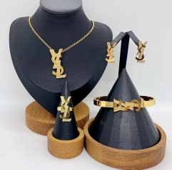 Stainless steel jewelry necklace bangle ring Earrings Wholesale