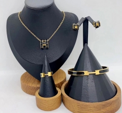 Stainless steel jewelry necklace bangle ring Earrings Wholesale