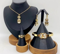 Stainless steel jewelry necklace bangle ring Earrings Wholesale