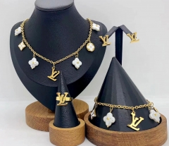 Stainless steel jewelry necklace bangle ring Earrings Wholesale