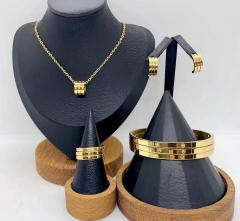 Stainless steel jewelry necklace bangle ring Earrings Wholesale