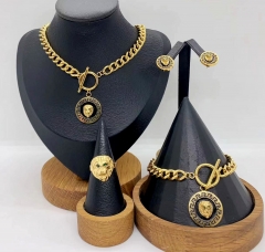 Stainless steel jewelry necklace bangle ring Earrings Wholesale