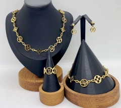 Stainless steel jewelry necklace bangle ring Earrings Wholesale