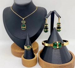 Stainless steel jewelry necklace bangle ring Earrings Wholesale