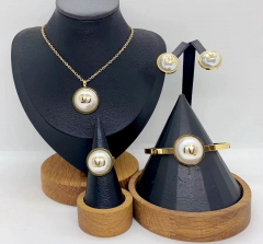 Stainless steel jewelry necklace bangle ring Earrings Wholesale